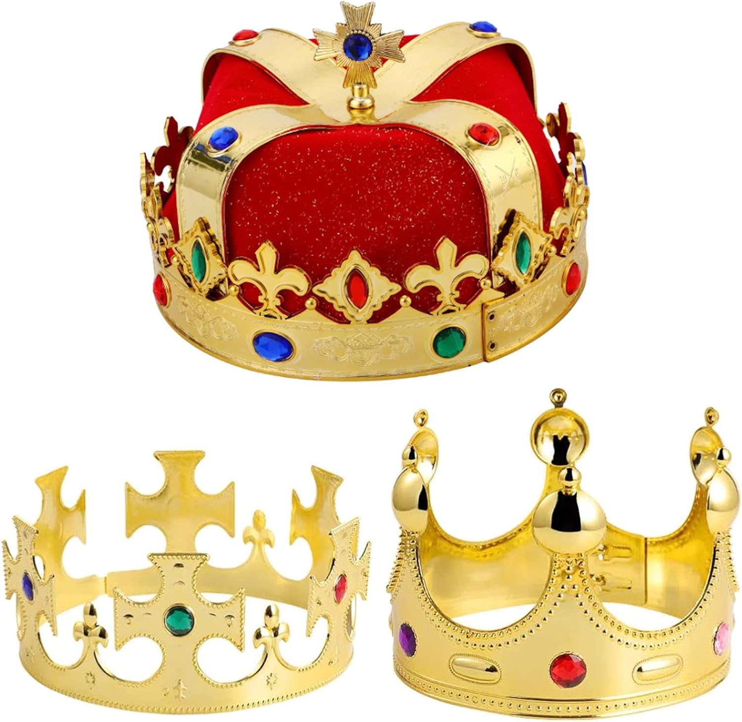 Utst 王冠 新しい 主役 誕生日 仮装グッズ 発表会 おもちゃ 王冠十r3点 ヘアアクセサリー