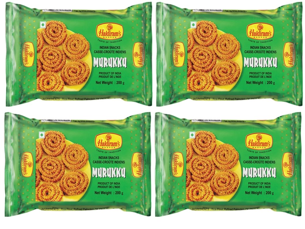 Haldirams Nagpur Murukku 4 X 200 g -Pack of 4 (B0757K6VLC) Amazon Price History, Amazon Price Tracker