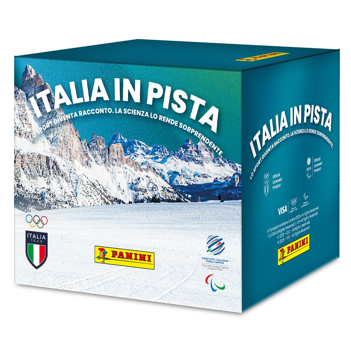 Italia in Pista Milano Cortina 2026 Official Sticker e Card Collection Panini - Box da 36 Bustine