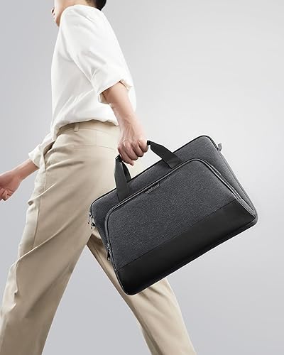 Miniatura 7 de Inateck Bolsa de hombro protectora de 360 para laptop de 15.6 pulgadas, compatible con la mayoría de portátiles de 15 a 15.6 pulgadas, funda de