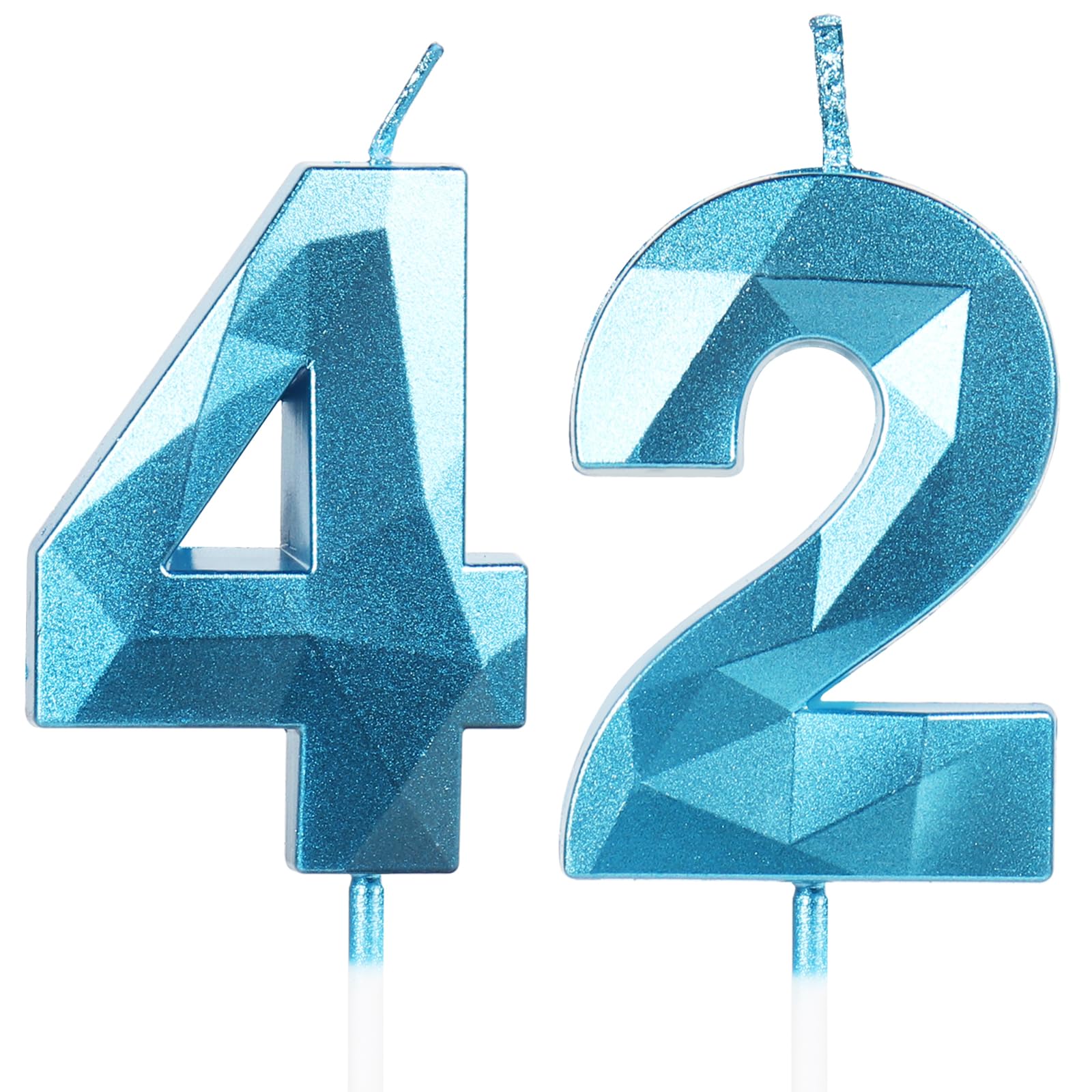 Yiran 50th Birthday Candles, Gold Number 50 Happy Birthday Candles, Cake Topper Decorations for Birthday Party, Wedding Anniversary Celebration Supply — view 201