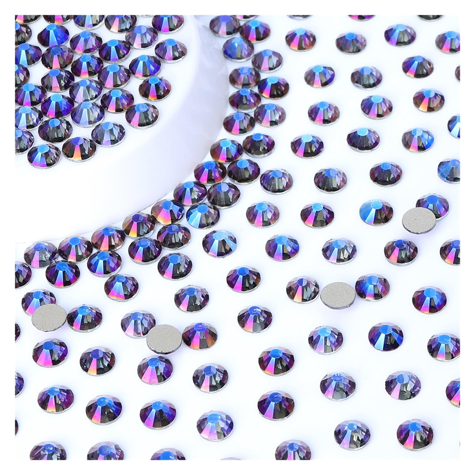 Glass Nail Art Rhinestones Glitter Round Flatback Crystal SS6 SS20 Manicure
