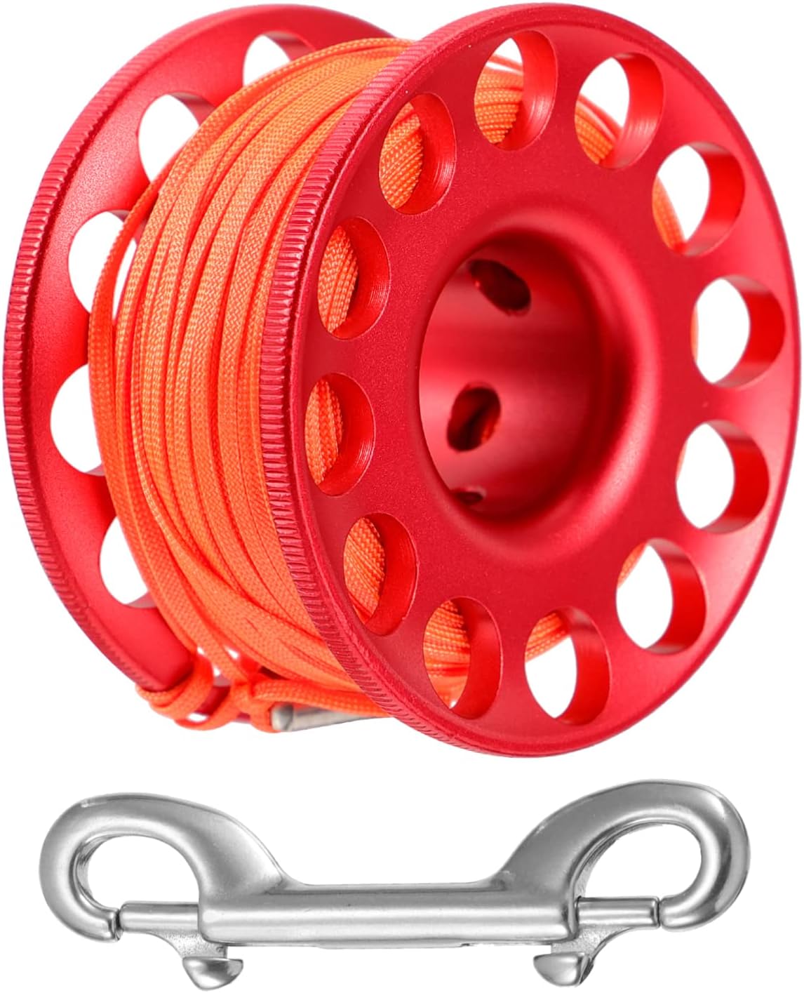 GALPADA Diving Spool Reel Scuba Diving Pointer Aluminum Winder Compact Finger Spool Underwater Dive Gear