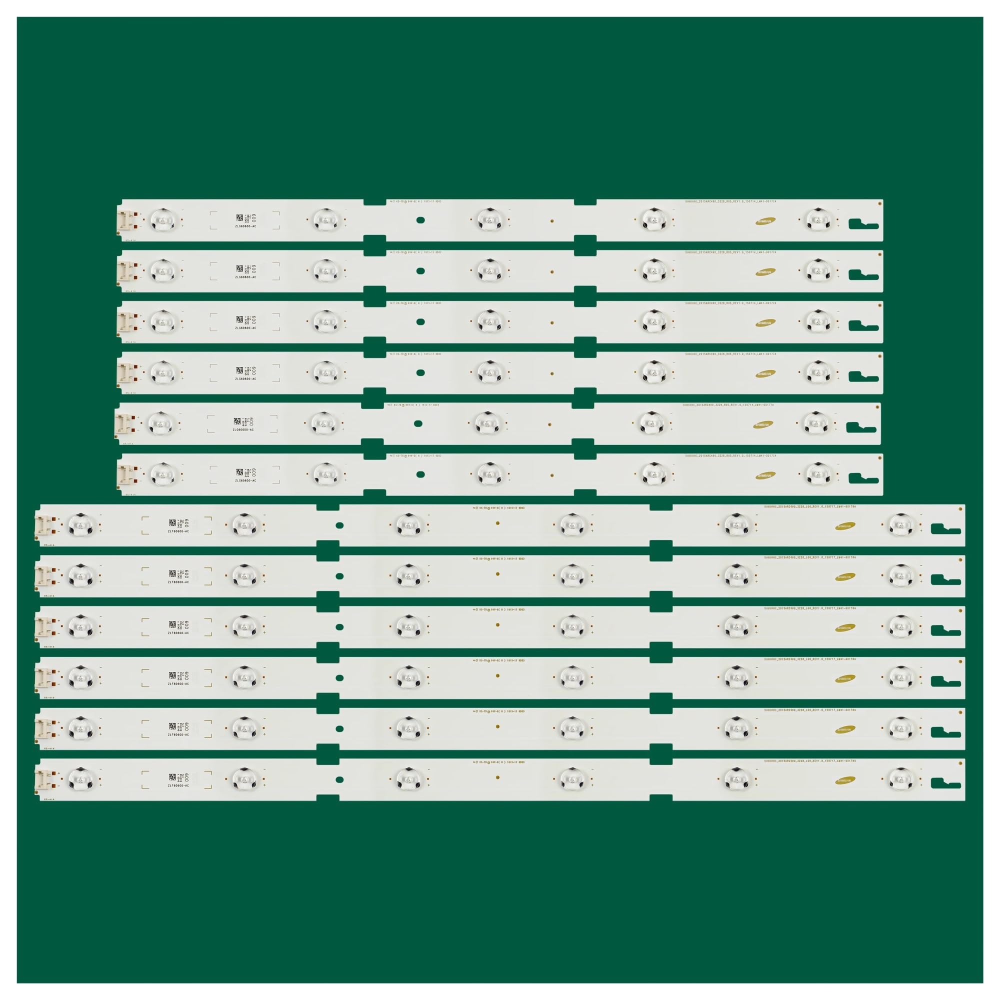 LED-Streifen for 49VLE4523, 49VLE6625BP, 49VLE6629BR, 49GFW6628, 49GFB6621, 49VLE6524, 49VLE5521, G48L55314B, A49L55314W2, 2015ARC490