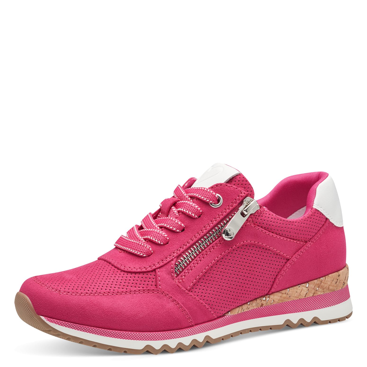 MARCO TOZZI Women's 2-23781-41 Sneaker, Pink Comb, 3.5