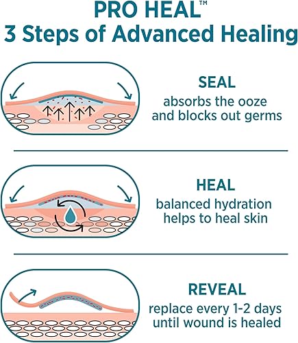 Miniatura 5 de BAND-AID Brand Pro Heal Adhesive First Aid Bandages with Hydrocolloid Gel Pads, Extra Large Clinically Tested Waterproof Bandages for Better Healing