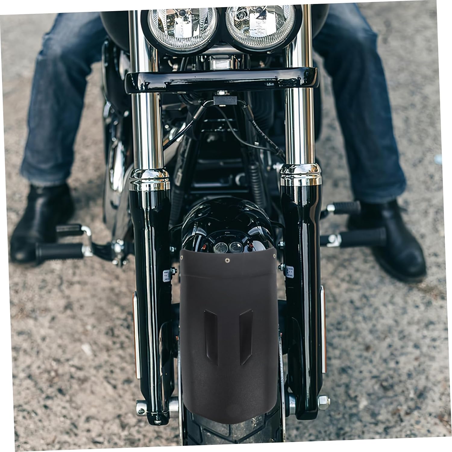 Extended Front Mud Guard for Mountain Bike Motorcycle Wheel Protector Mud Flaps Front Mudguard Enhance Appearance Protect from