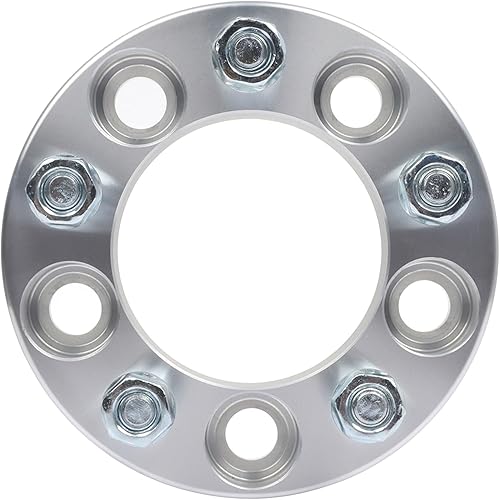 Miniatura 5 de ECCPP 4 espaciadores de rueda de 5 x 114.3 de 5 x 4.5 a 5 x 4.5 con 12 x 1.25, 3.248 in, 1.5 pulgadas, color plateado, compatible con 2009-2020 para