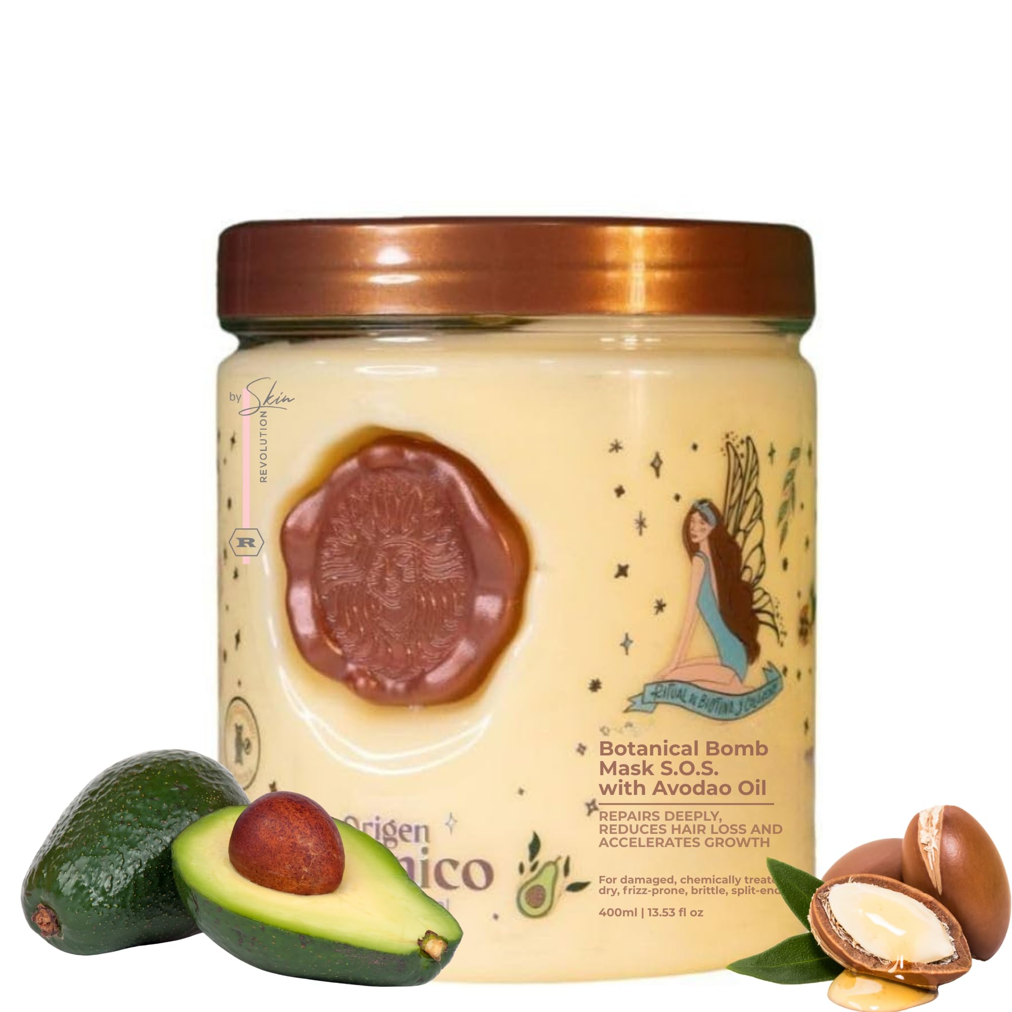 Ritual Botánico Keratina Orgánica | Treatment to Straighten, Repair and Relax Hair | All Natural, Organic & Vegan Ingredients | Product of Colombia (MASK)