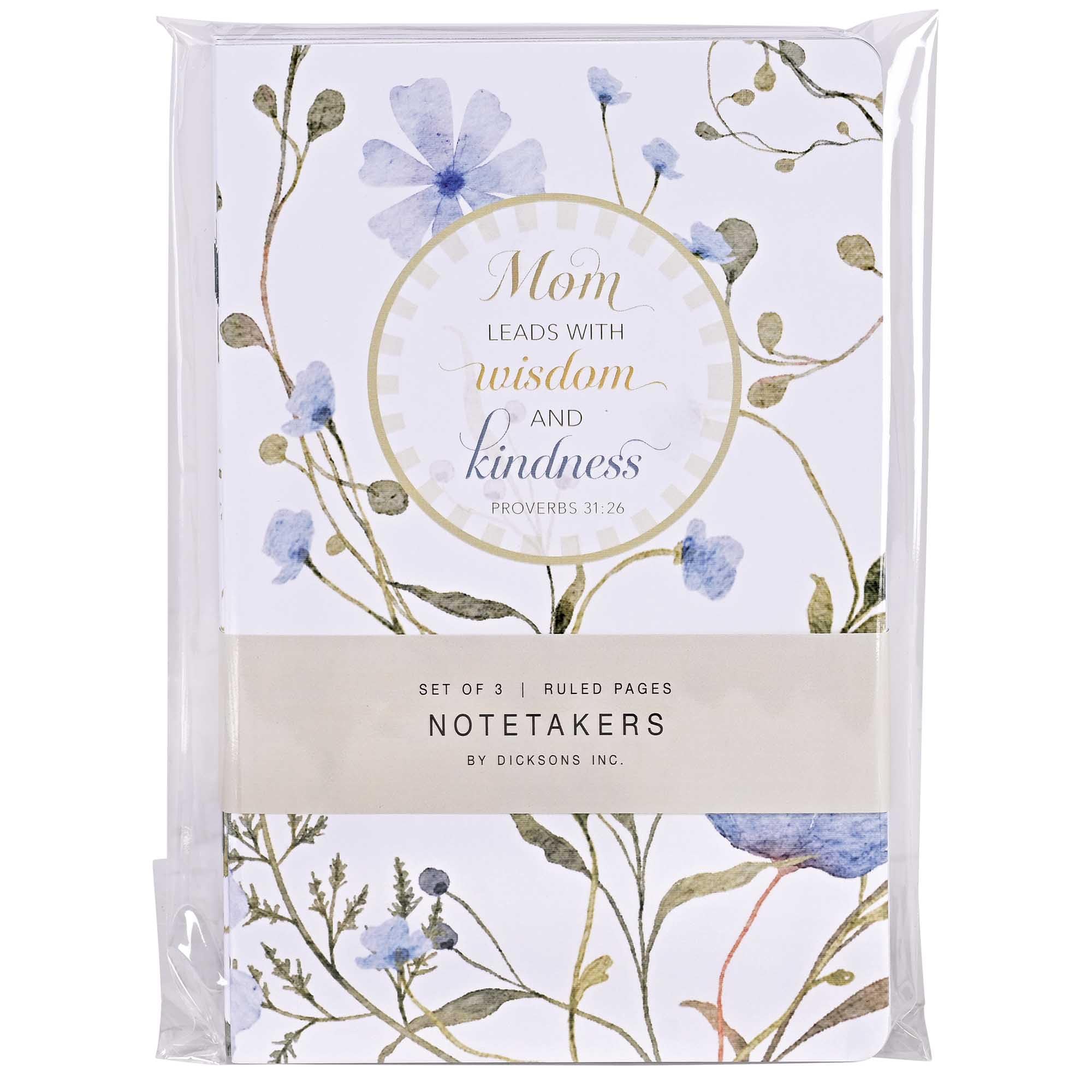 Carnets lignés chrétiens avec couverture florale inspirante