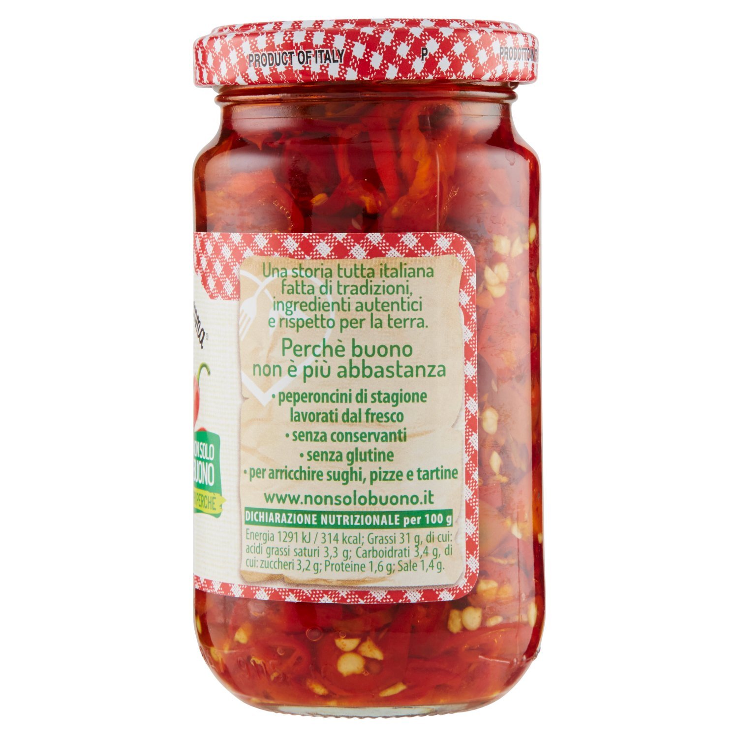 Le Conserve della Nonna Peperoncini Italiani Sott'Olio Pepic Anelli - 190 gr - [confezione da 3]