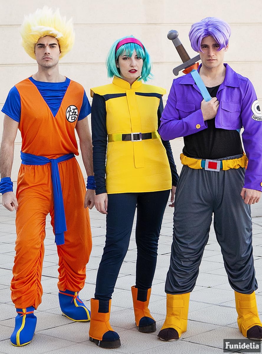 Funidelia | Disfraz de Trunks Dragon Ball para hombre Bola de Dragón, Manga, Saiyan - Disfraz para adultos y divertidos accesorios para Fiestas, Carnaval y Halloween - Talla L - Morado