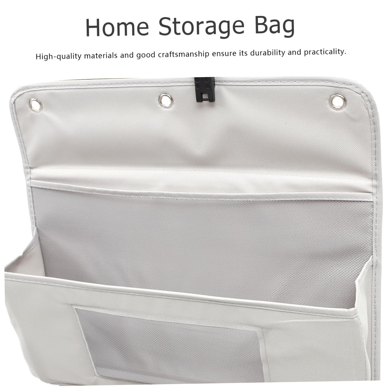 Lagige Aufbewahrungstasche Zum Hängen Tür-Organizer Aus Stoff Grauer Wandbehang Mit Mehreren Fächern Für Wohnzimmer Schlafzimmer Küche Und Büro Praktische Home Storage Bag