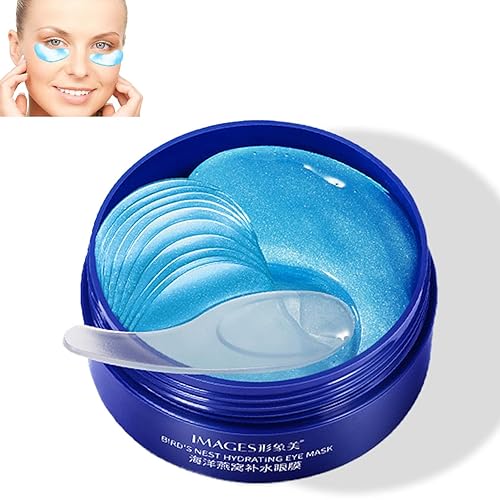 Miniatura 1 de WENJLYJ 30 pares de mascarillas doradas, parches debajo de los ojos para ojeras e hinchazón, hidratante e hidratante, reduce las bolsas de los ojos