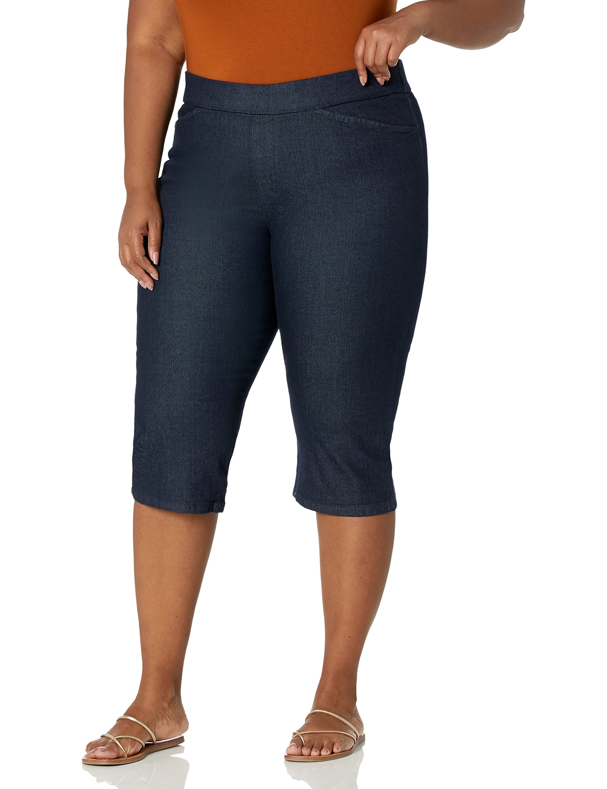 Womens Capris Plus Size Jean Capris Walmart Chic Classic