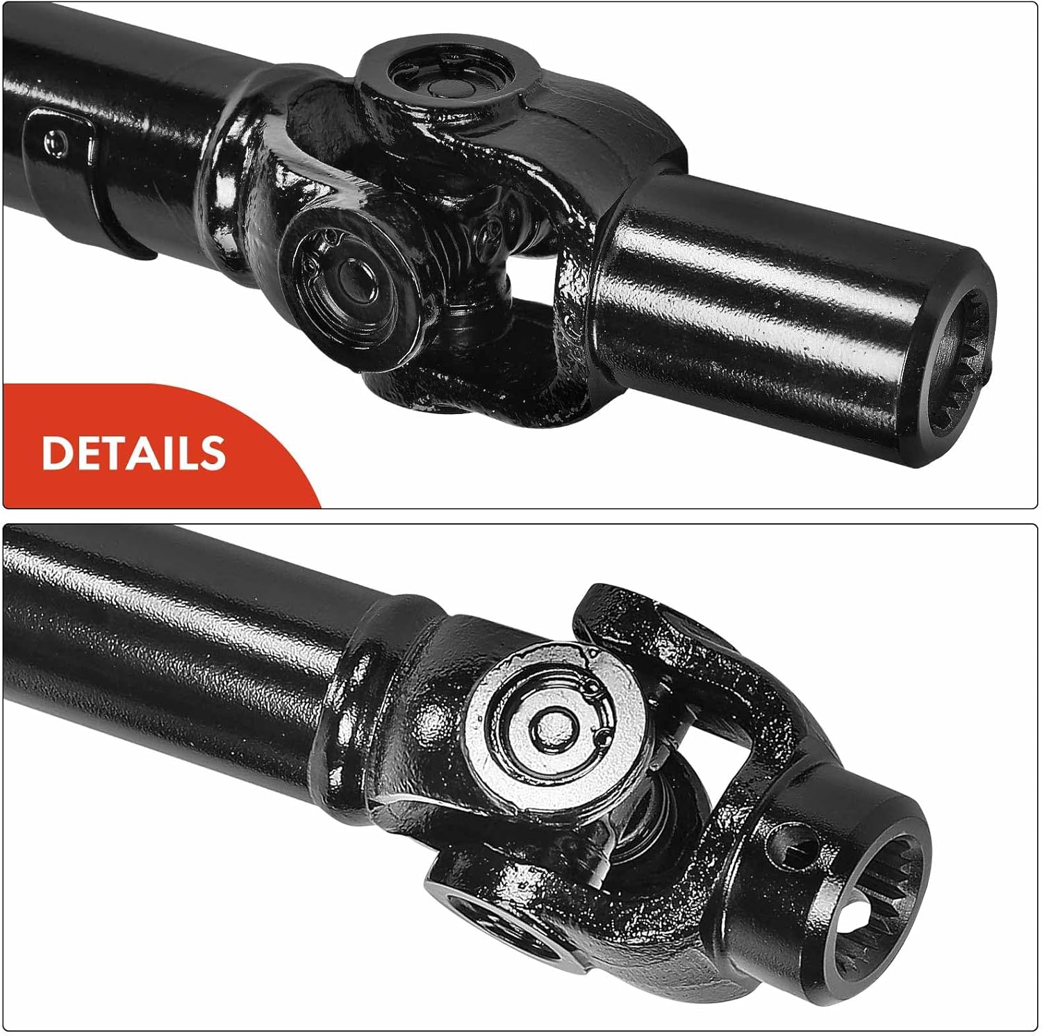 A-Premium Front Complete Drive Shaft Prop Shaft Driveshaft Assembly Compatible with Polaris Sportsman 500 (2006) 4x4, 4x4 HO EFI, 4x4 Browning HO EFI, Replace# 1380233