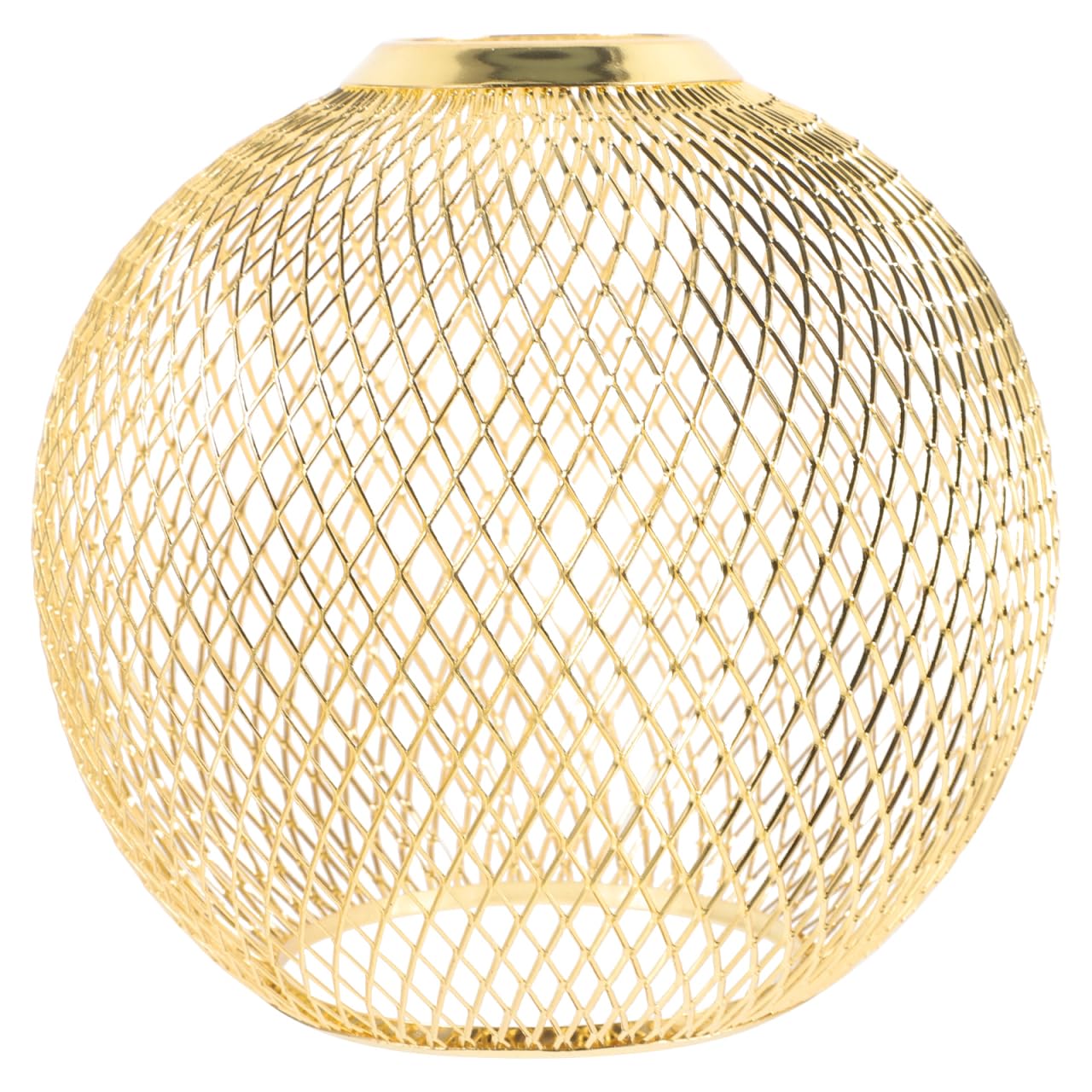 PHENOFICE Wire Lampshade Hollow Out Metal Lamp Cover Replacement for Pendant and Ceiling Lights Decorative Spherical Lighting Suitable for Living Room and Restaurant