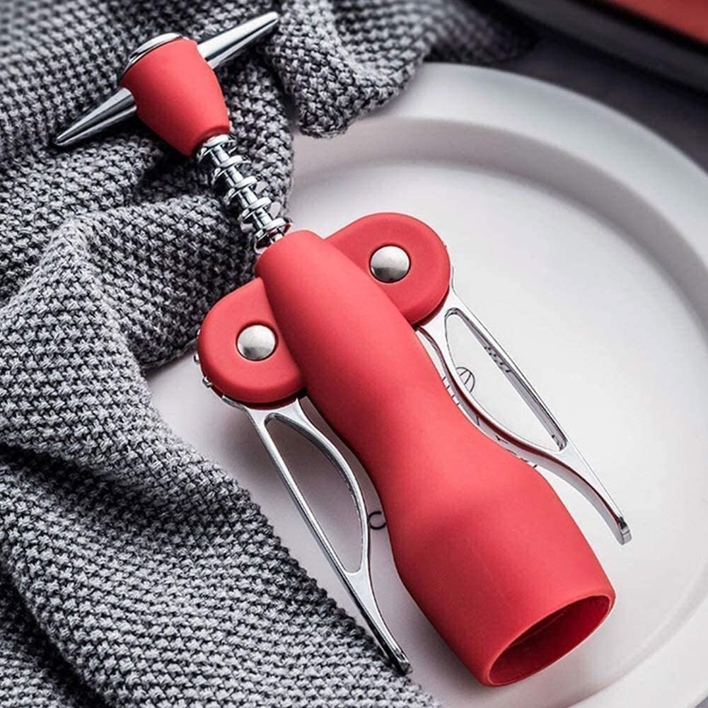 Abridor de botellas, Pictetw Professional Wine Key - Sacacorchos de camarero de lujo con doble bisagra