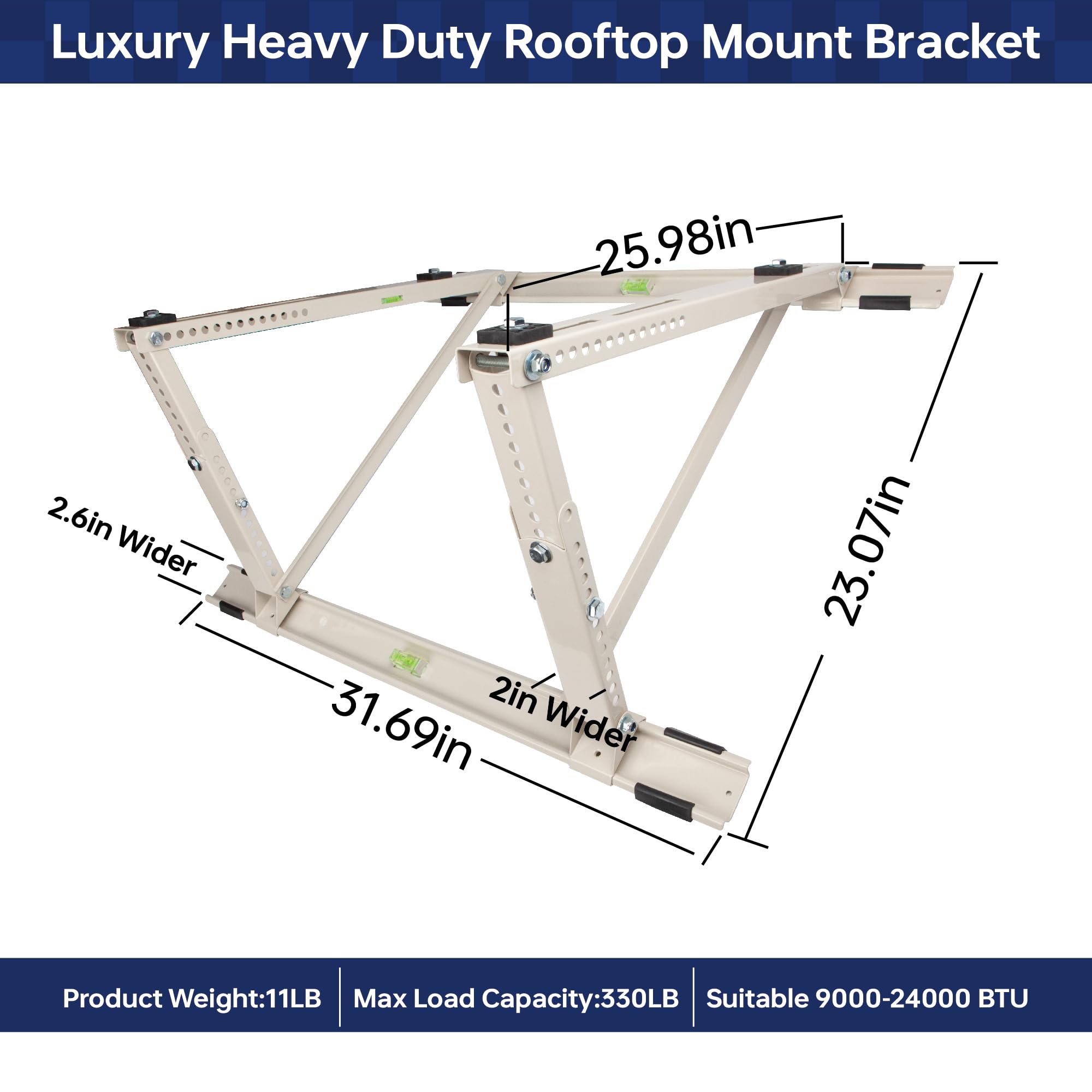 Split Installation Mini Split Roof Mount Diversitech Universal 34