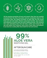 Vista 4 de Mill Creek Gel de aloe vera, 8 onzas