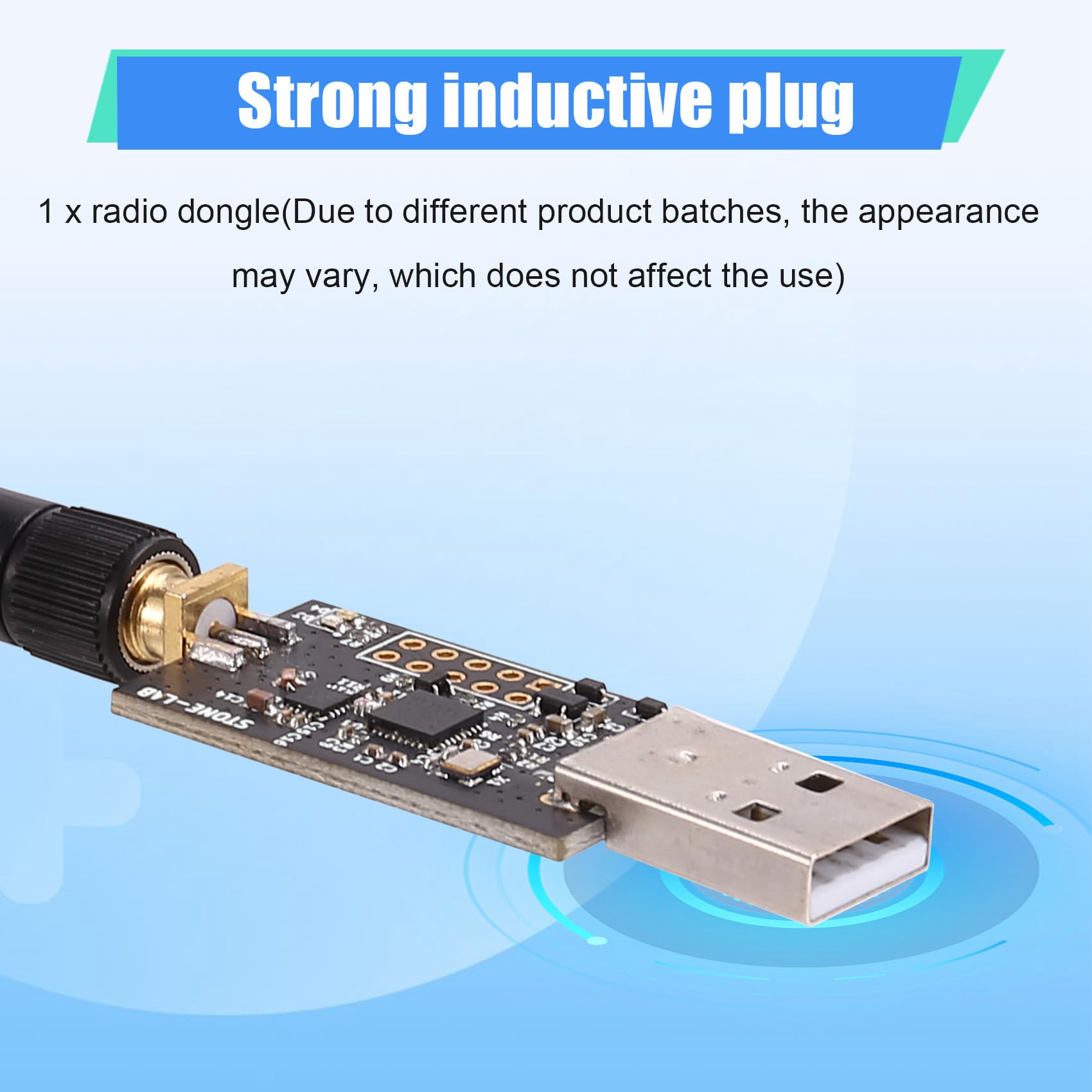 1 . Crazyradio PA - dalekiego zasięgu 2,4 GHz USB Radio Dongle z anteną oparte na NRF24LU1+ zasięg 1 km LOS