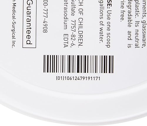 Miniatura 3 de McKesson Detergente para instrumentos, concentrado en polvo en un cubo, aroma cítrico, 5 libras, 1 unidad, 1 paquete