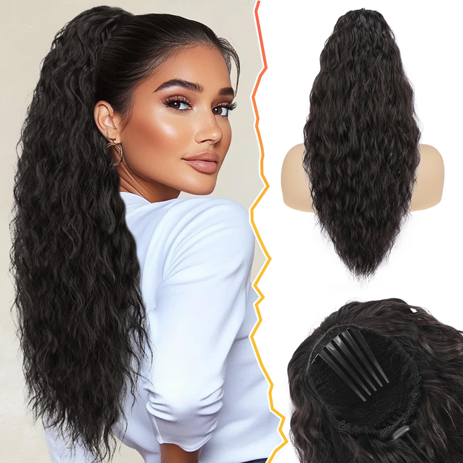 BARSDAR Drawstring Ponytail