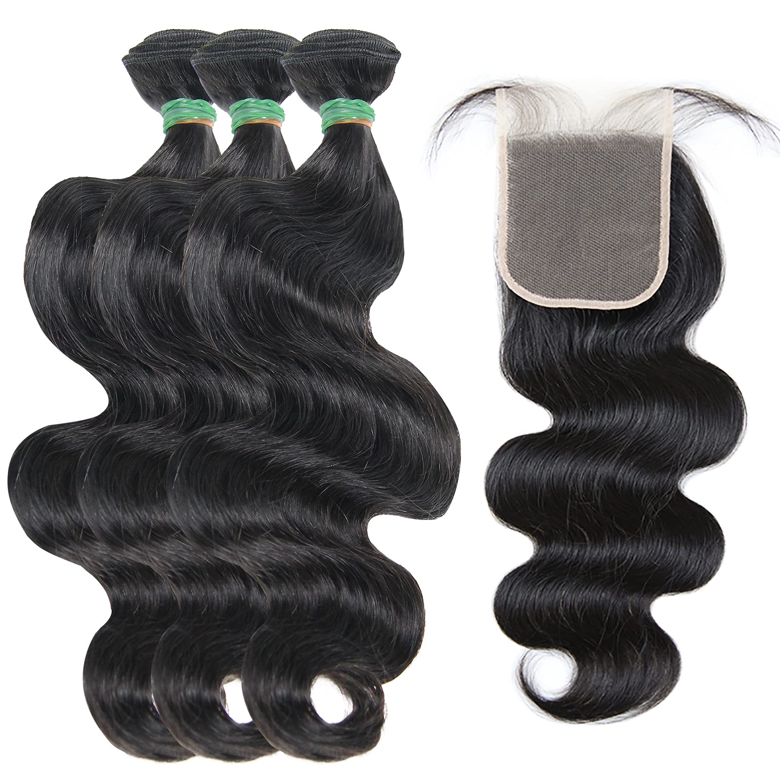 BERRYS FASHIONBrazilian Human Hair 613 Body Wave 3 Bundles with 13x4 4x4 Hd Lace Closure Frontal Extensions Blonde Weave Remy Virgin Hair Extensions Human Bundles