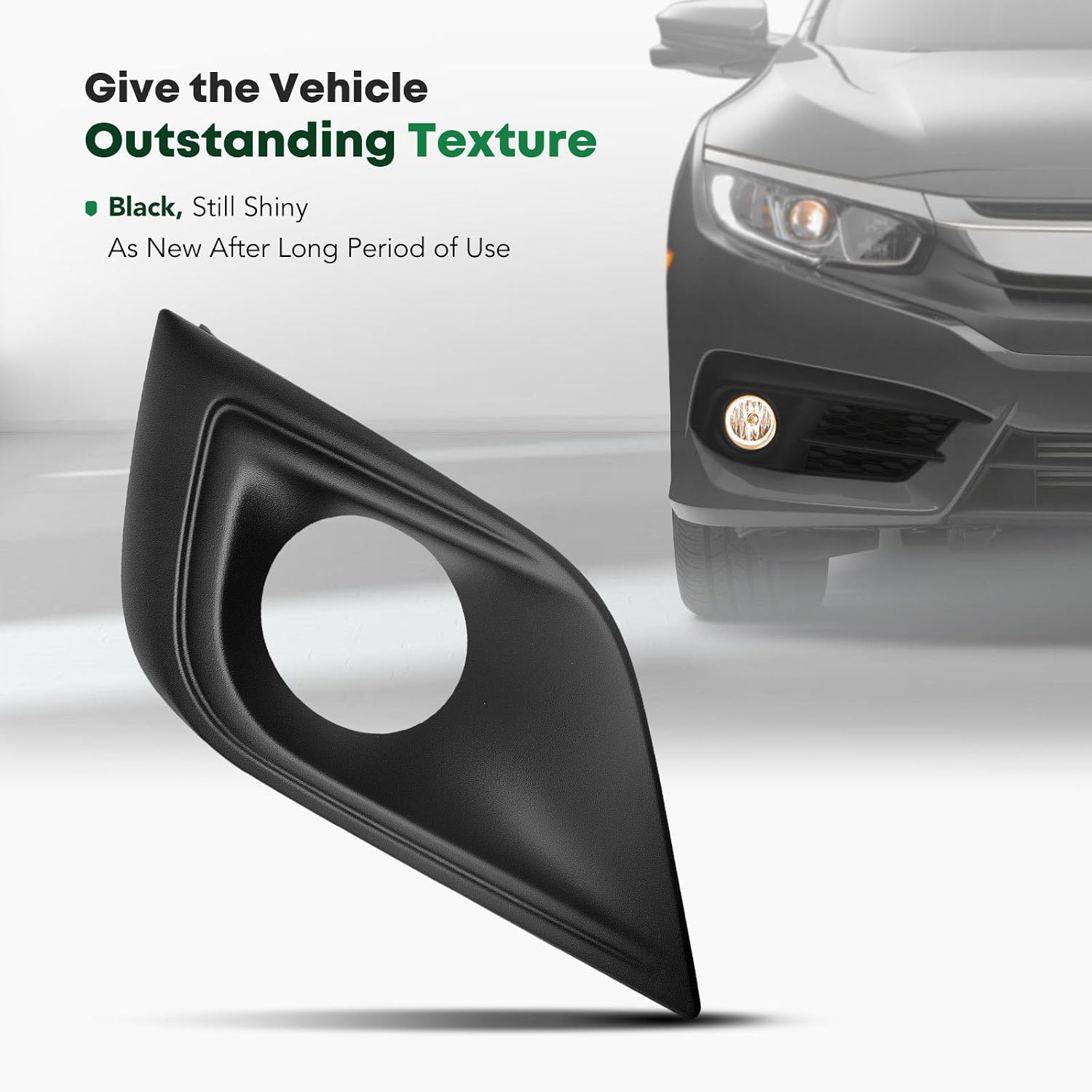 YHTAUTO Fog Light Bezel Fits Nissan Murano 2015-2018 Front Bumper Fog Light Cover Trim Left Driver Side