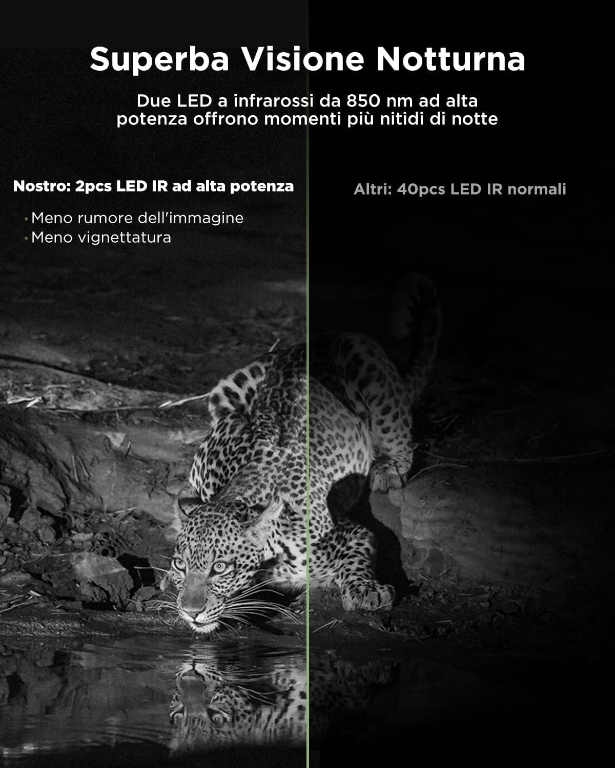 CEYOMUR Fototrappola Solare 68MP 4K 30fps, Wifi Bluetooth Fototrappola con Batteria Ricaricabile da 5200mAh Angolo di Rilevamento 120° HD Visione Notturna Impermeabile IP66