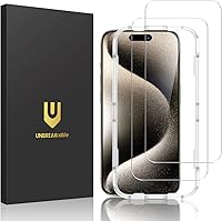 Vista 10 de UNBREAKcable Protector de pantalla para iPhone XS Max y iPhone 11 Pro Max, 2 unidades, vidrio templado 2.5D para iPhone XS Max/11 Pro Max