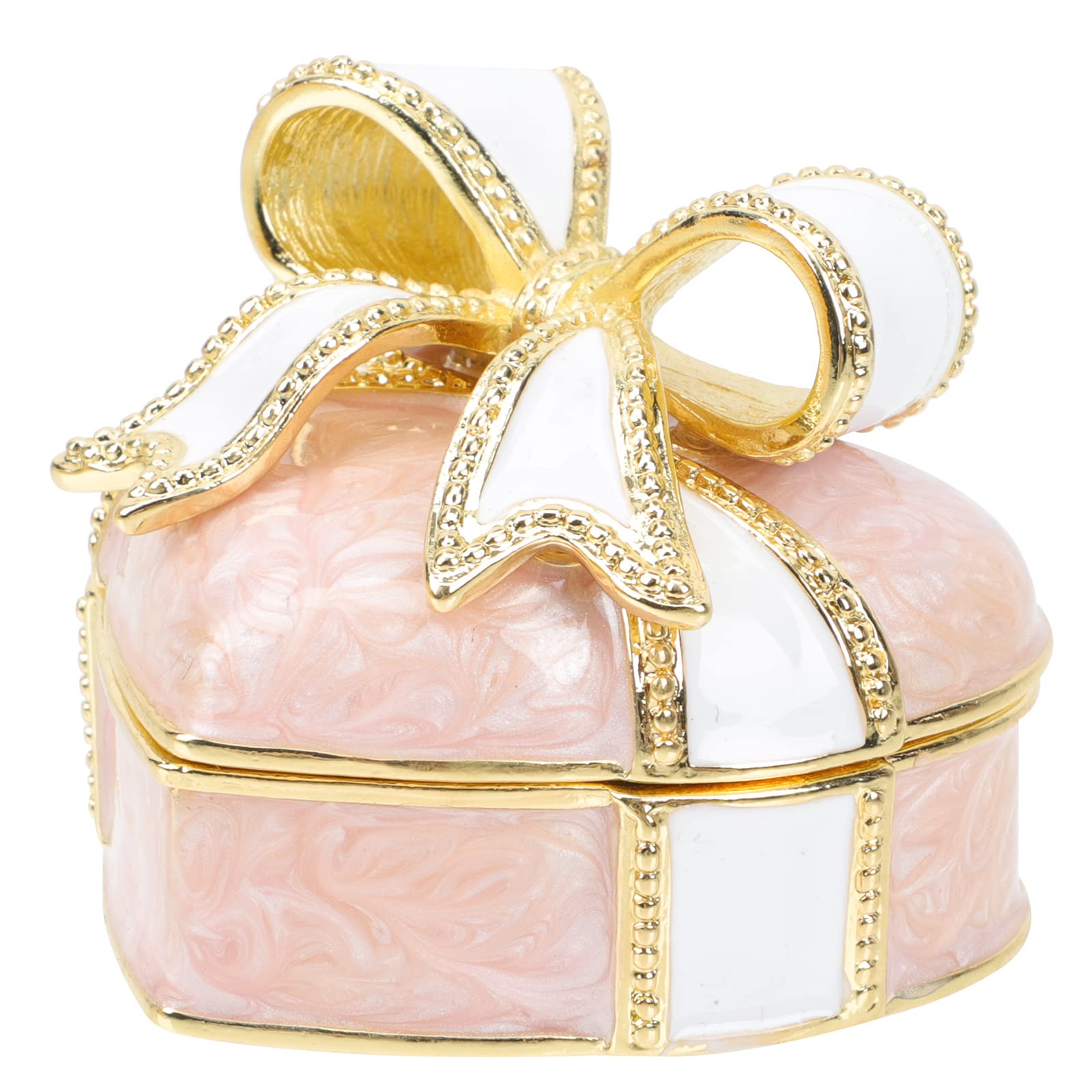 Étui compact en alliage pour bagues et boucles d'oreilles de voyage