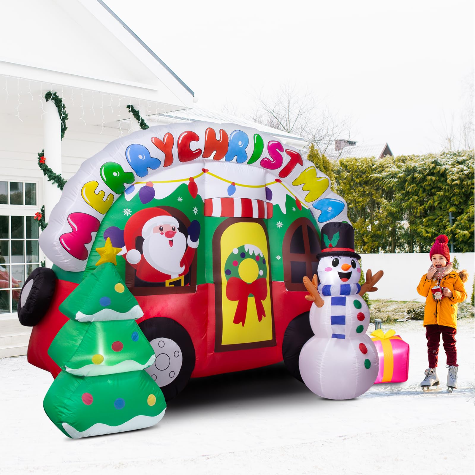 Inflatable Rv Decoratio Holiday Rv Outdoor Blow Up Amazon.com: 8 FT Christmas Inflatable