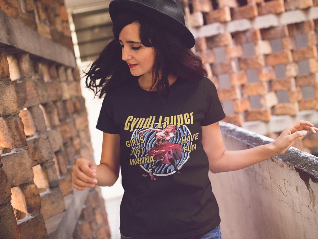 ヴィンテージCyndi Lauper & Cher Tシャツ Cyndi Lauper T-shirt