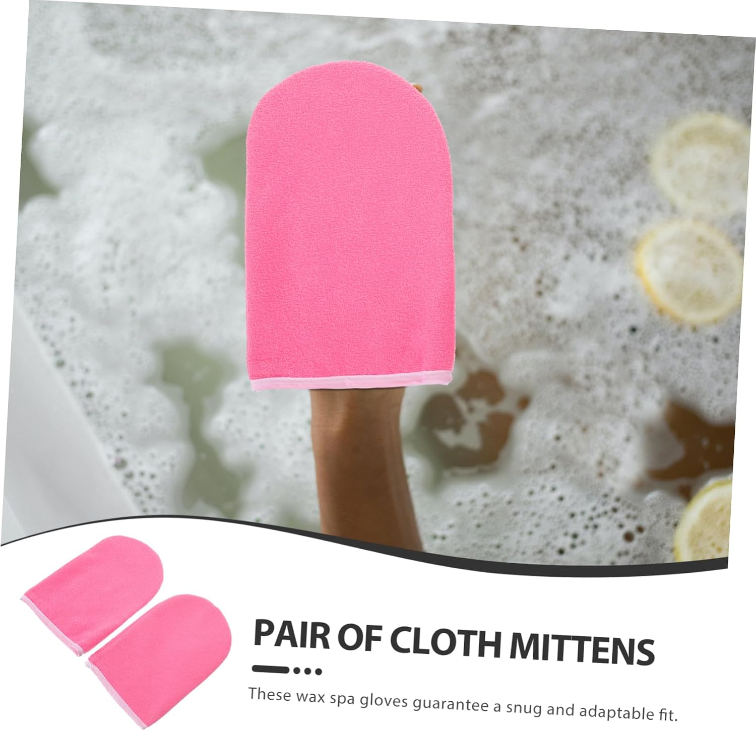 minkissy Paraffin Wax Gloves for Hand Thermal Mitts with Hook Loop Closure Insulated for Enhanced Warmth and Comfort
