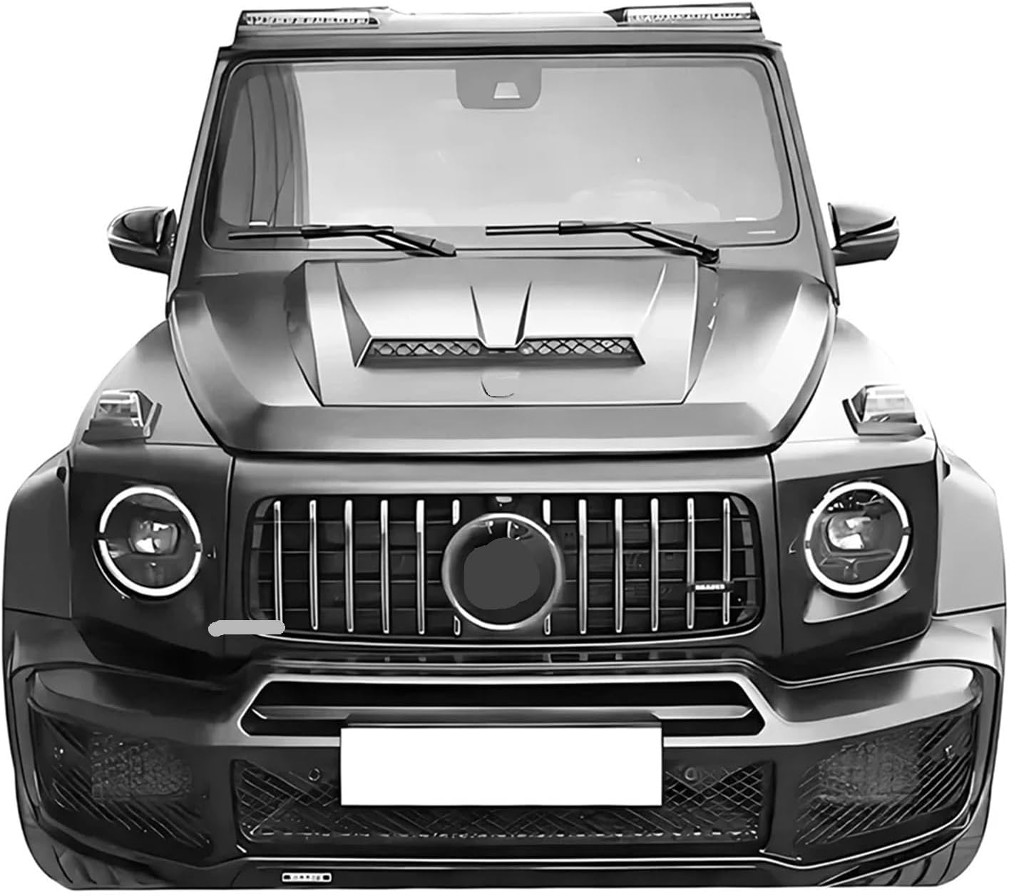 Carbon Fibre Air Intake Hood Scoop Bonnet Compatible with Benz W463 W464 G Glass G350 G400 G500 G55 G63 G65 04-21