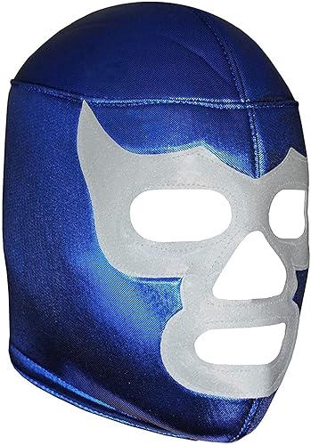 Miniatura 3 de Blue Demon - Máscara de lucha libre juvenil (niños ajuste) Máscara de luchador de luchador para niños por Make It Count