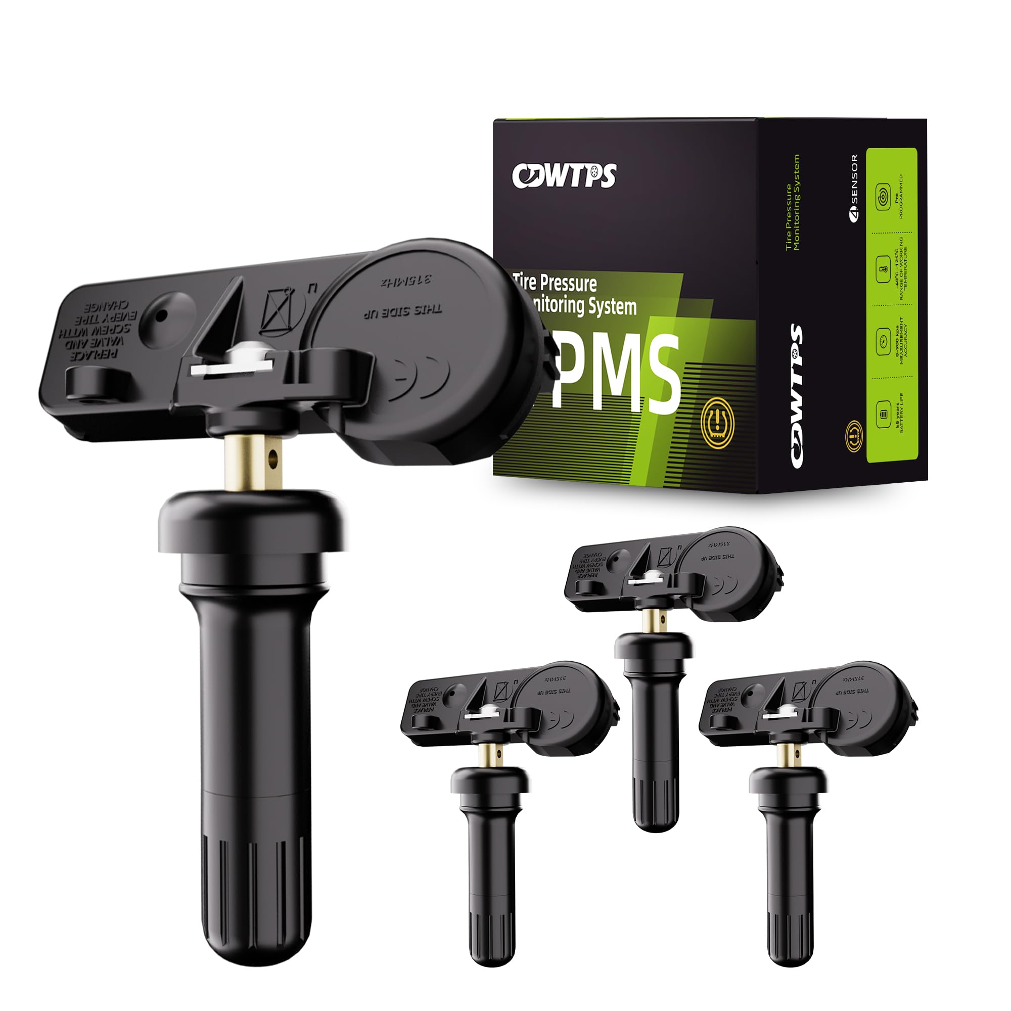 Photo 1 of TPMS Sensor,315MHz Tire Pressure Monitor System for Subaru 4 Pack Replaces# 28103AJ00A 28103AG00A 28103SG000