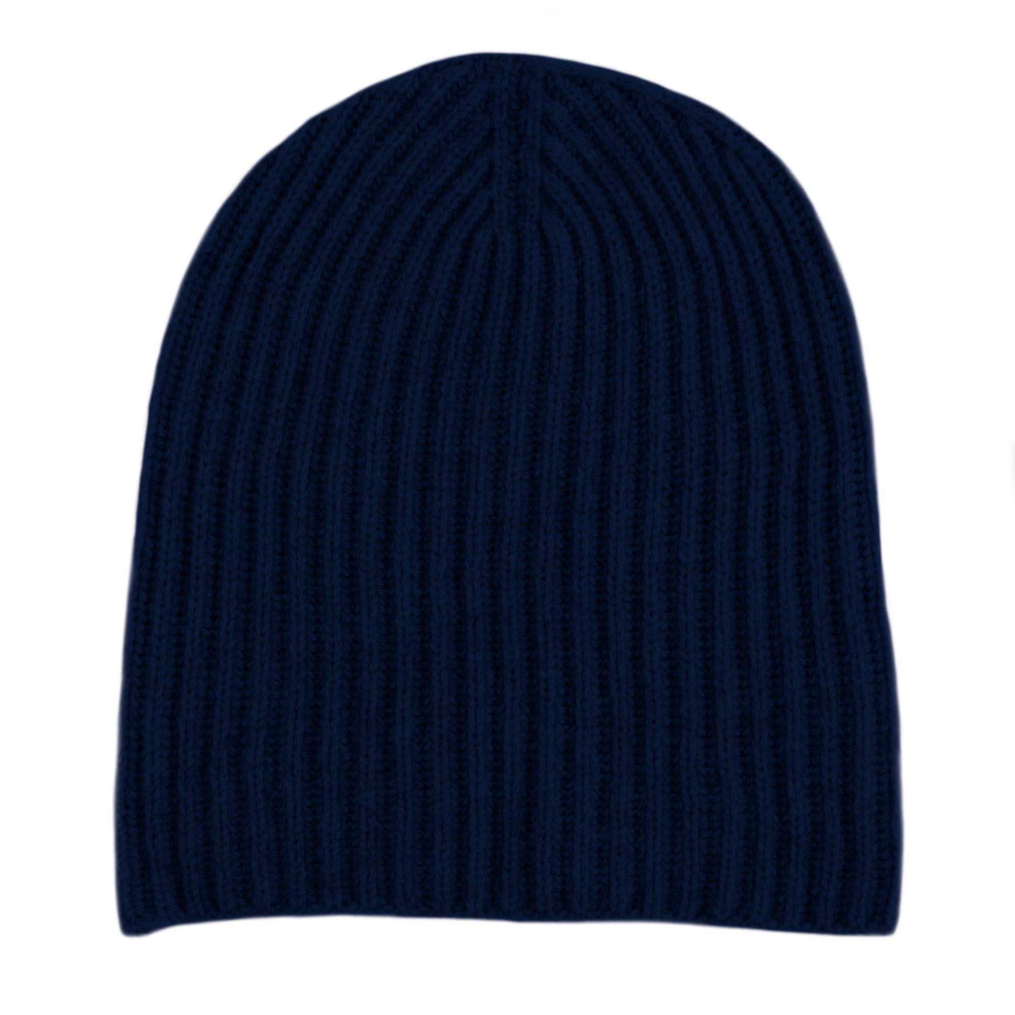 Love Cashmere Bonnet en Maille Côtelée pour Homme 100% Cachemire - Fait Main à Écosse