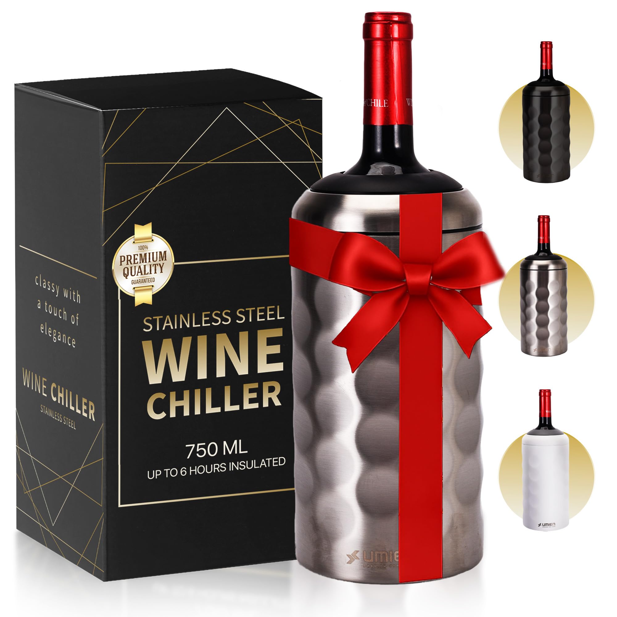 Amazon.co.jp: Wine Gifts - プレミアムワインチラー - 750ml