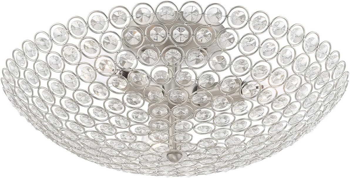 Livex Lighting 3 Lt Brushed Nickel Ceiling Mount
