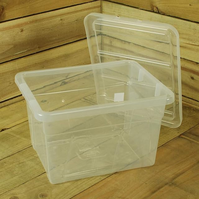 Whitefurze 75cm Spacemaster Maxi Clear 75cm x 41cm x 38cm