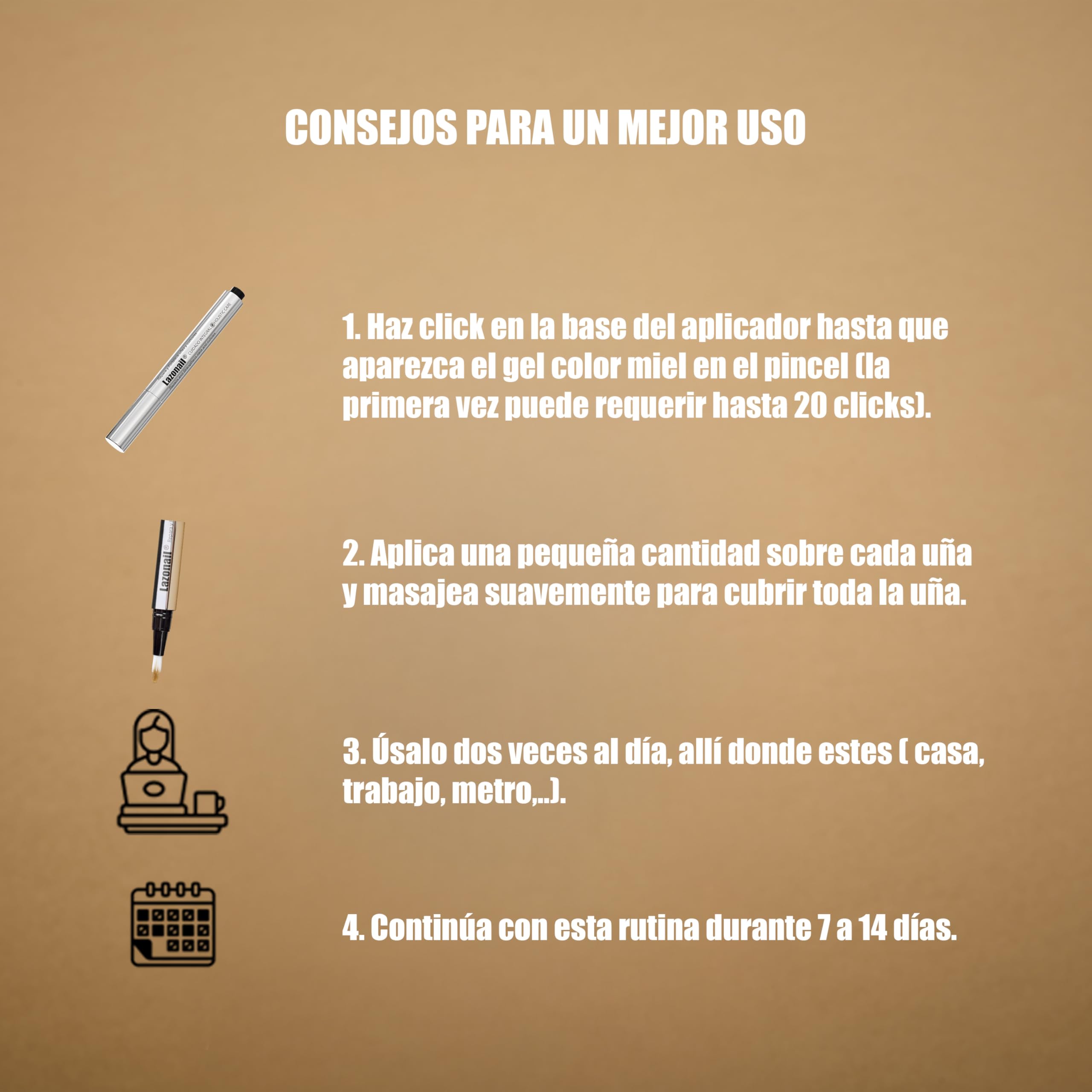Gel reparador y fortalecedor de uñas y cutículas | Resultados en 7 días | Hidrata, endurece y da brillo | Eficaz con o sin esmalte | 3 ml