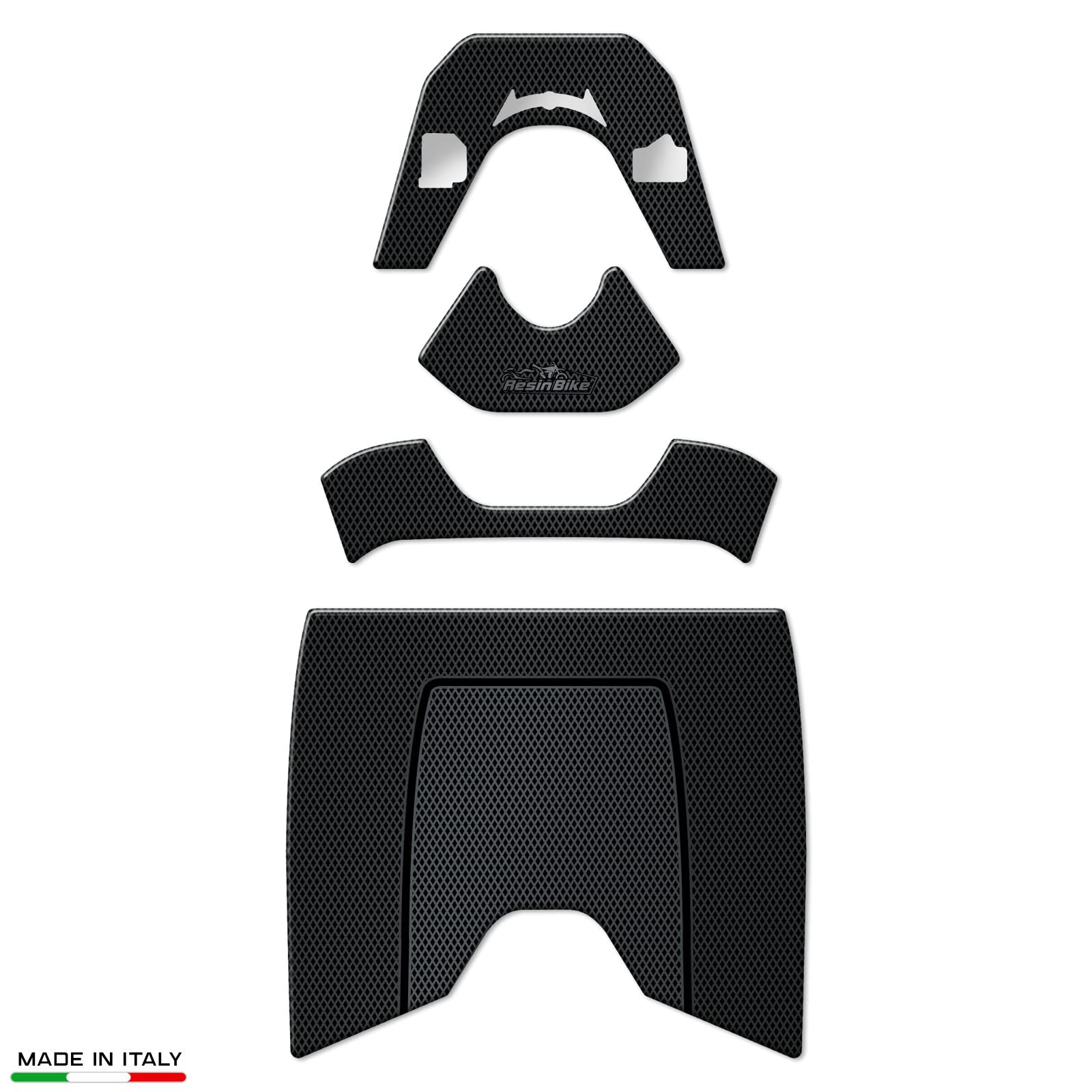 Resin Bike Motorcycle 3D Stickers Compatible with Honda NC750X 2021-2023. Key Area and Storage Compartment Protections from Impact and Scratches. Resin Stickers - Made in Italy