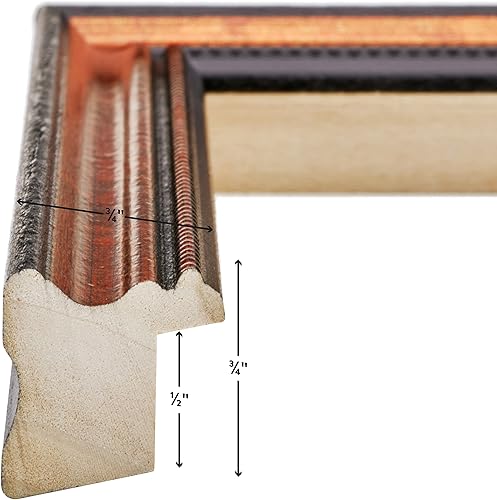 Miniatura 3 de Craig Frames 314CU - Marco de fotos de cobre adornado de 20 x 24 pulgadas para mostrar una foto de 16 x 20 pulgadas