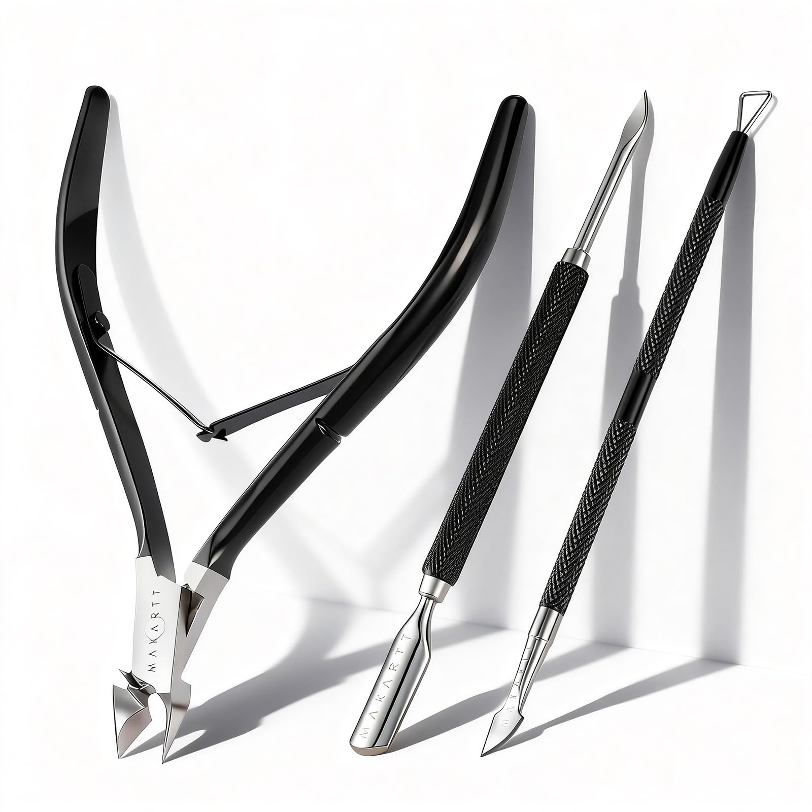 Pink Cuticle Nippers - 3 Piece Set -13