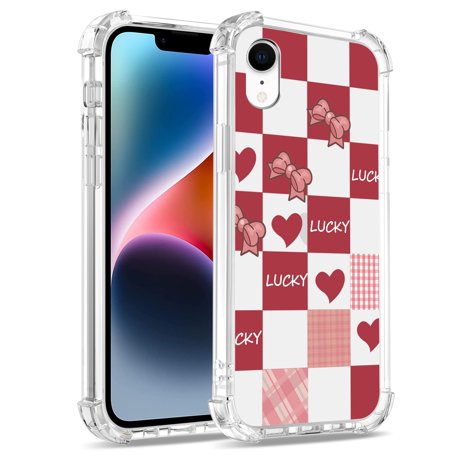 Cover per iPhone XR, Custodia TPU in Trasparente Silicone Flessibile Morbida e Sottile, Antiurto Anti-graffio Protezione Cover per iPhone XR (6.1 inch), Modello-37