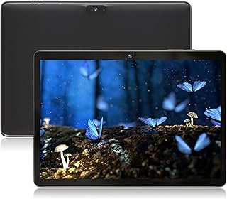 Tablets 10 Inches IPS Display, 2GB RAM 32GB ROM, 5000mWh Battery, Clear Dual Cameras, Quad-Core 1.6GHz, WiFi, GPS, Bluetooth,Type-C Port, 32G TF Card Expansion