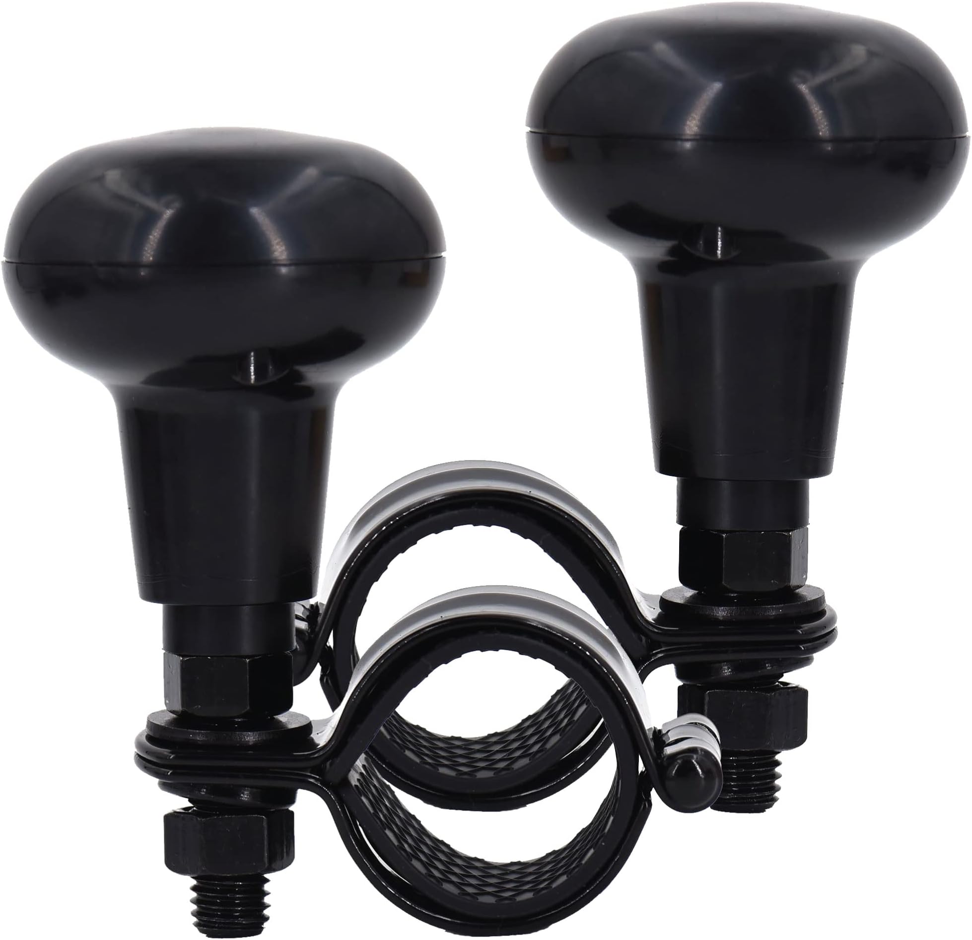 High Profile Steering Wheel Spinner [2-Pack] | Power Handle for Vehicles | Car | Truck | Van | Forklift | Mower | Tractor | Farm - Construction | Off-Road Low Speed