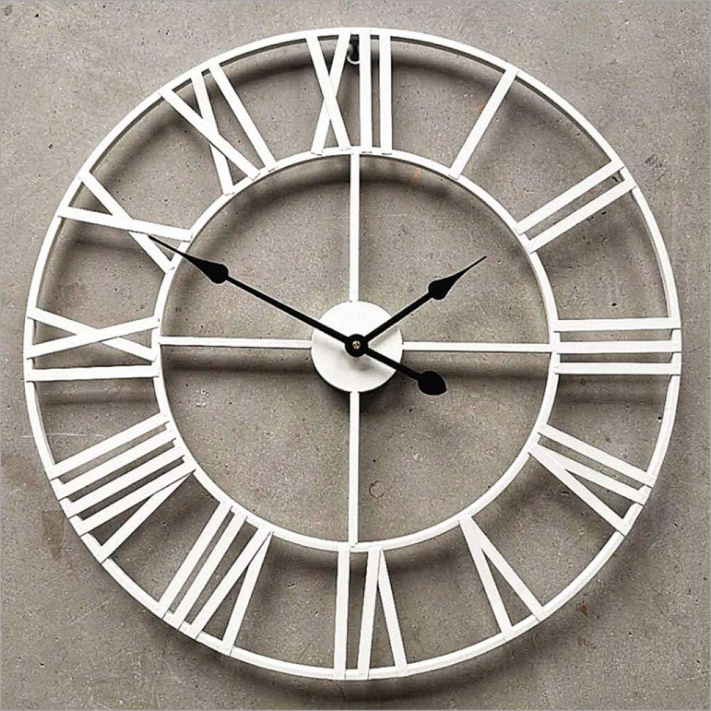 Grande Horloge Murale extérieure en métal pour sublimer votre terrasse et jardin d'été